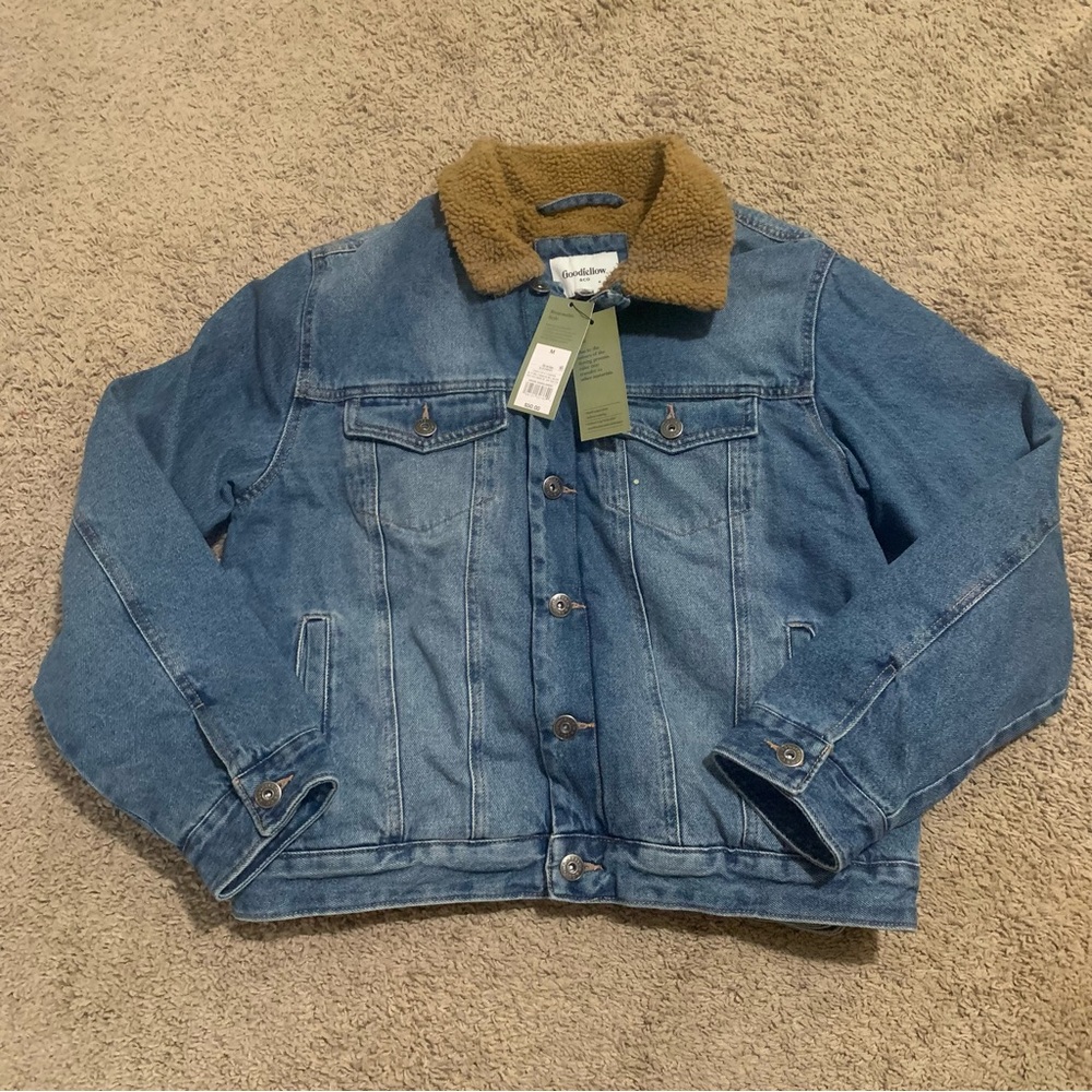 NWT Goodfellow & Co. Lined Jean Jacket Medium